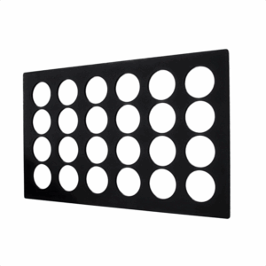 Inlegplaat 1/1 GN t.b.v. Bellytray, met 24 gaten