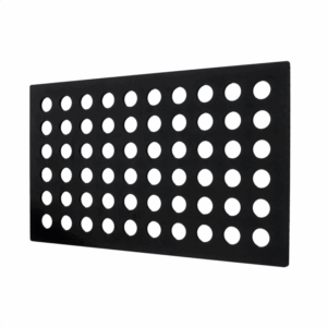 Inlegplaat 1/1 GN t.b.v. Bellytray, met 60 gaten