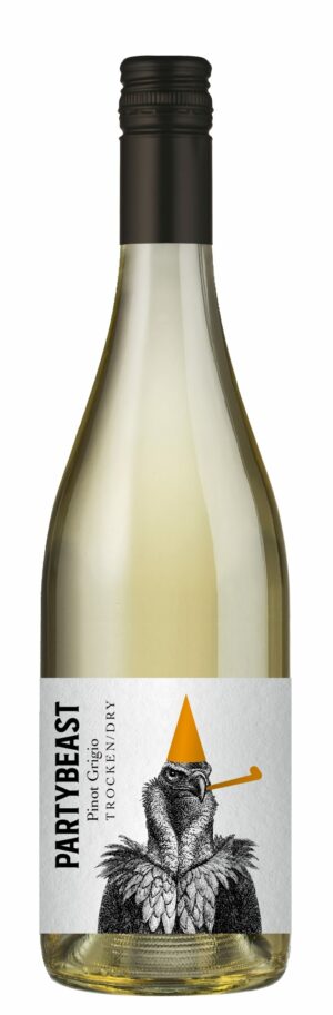 Crazy Animals Partybeast Pinot Grigio (per doos van zes flessen)