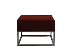 Staal® Lounge small White incl. Burgundy seating