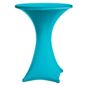 Statafelhoes strak turquoise, excl. statafel
