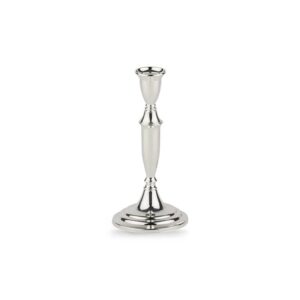 Kandelaar 1 Kaars (Verzilverd, 20 cm hoog)