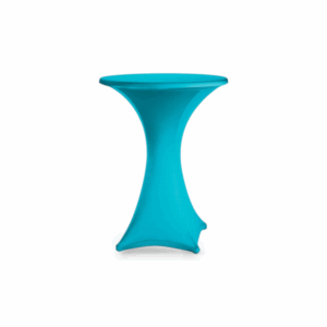 Statafelhoes strak turquoise, excl. statafel