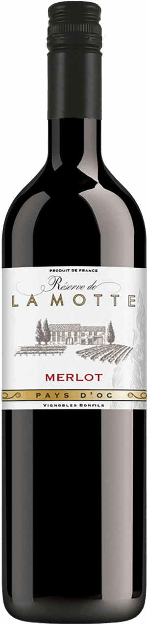Reserve De La Motte Merlot (per doos van zes flessen)