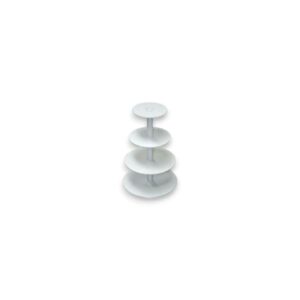 Etagere 4 Etages Wit (19/24/31/34 cm)