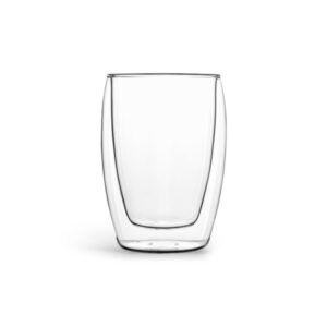 Krat: Thee/ koffieglas dubbelwandig (15 stuks)