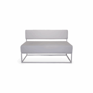 Staal® Lounge bench White incl. White seating