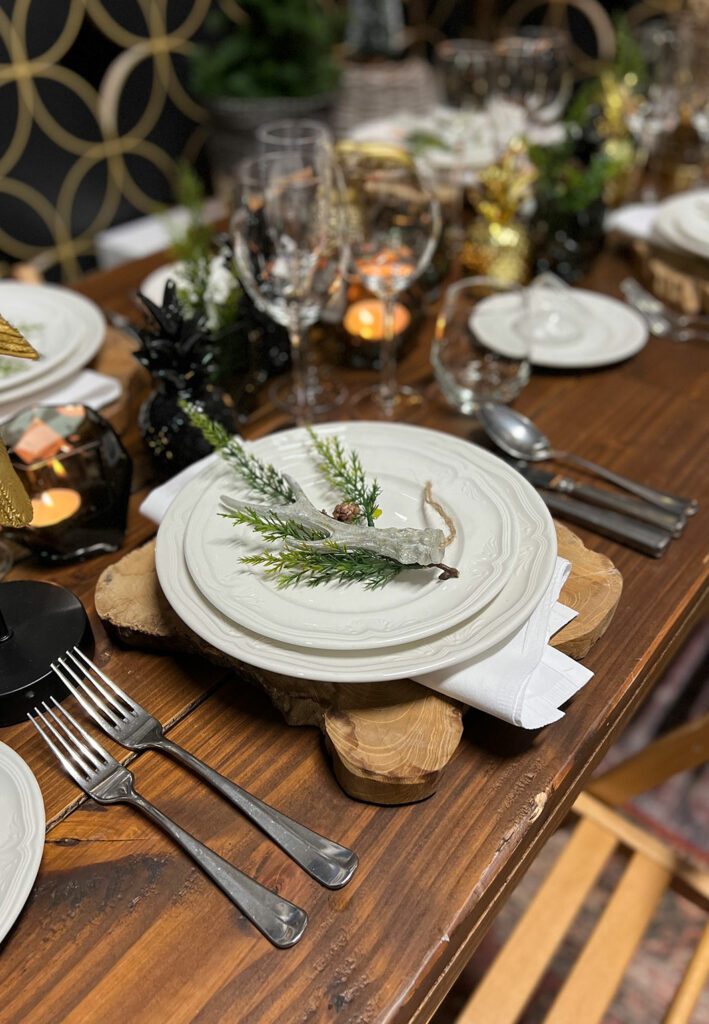 lookbook christmas by nature, natuurlijk gedekte kersttafel