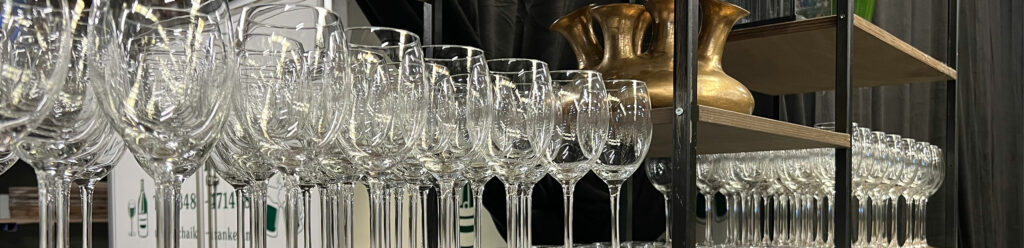 Glaswerk huren in Haarlem en omgeving, geschikte glazen voor elk evenement