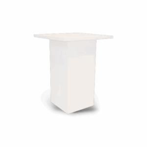 Dutch® Kolom Bartable white Square