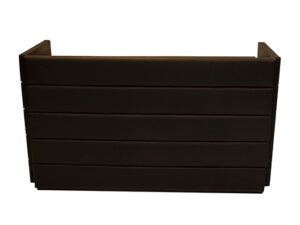 Black Croco® DJ Booth Dark Brown